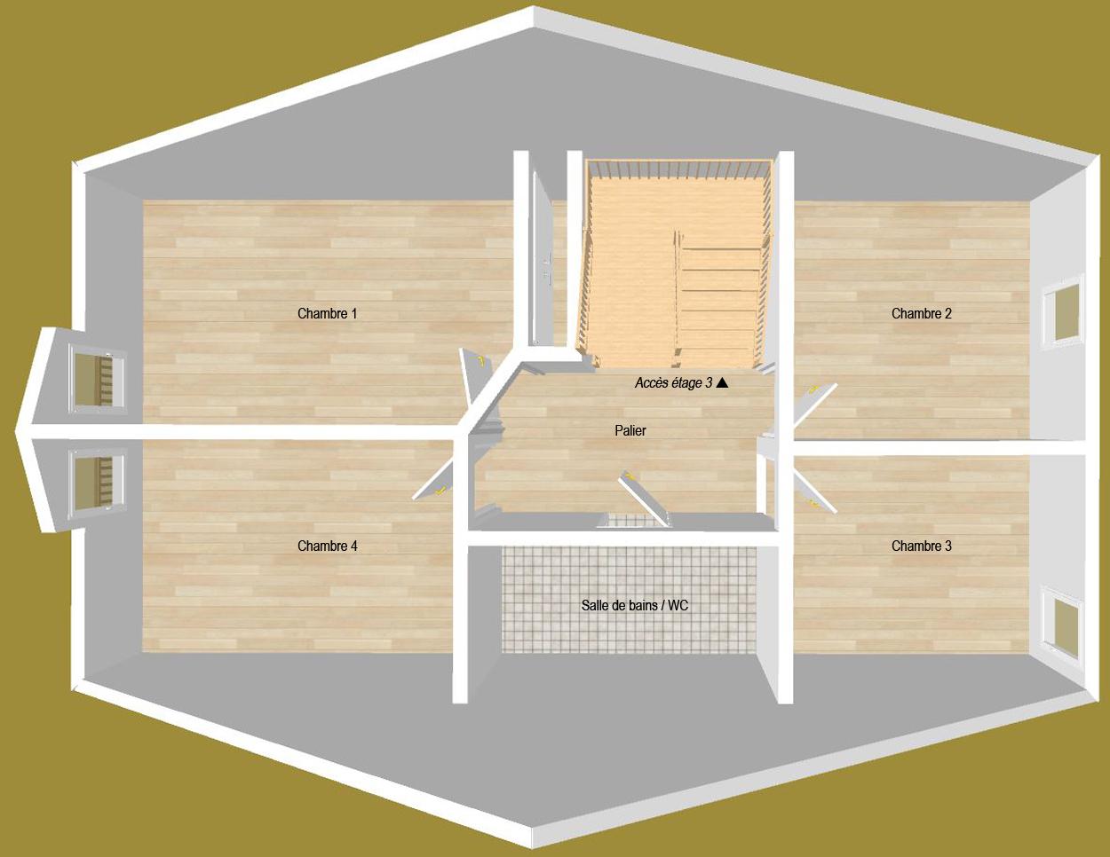 Plan Etage 2